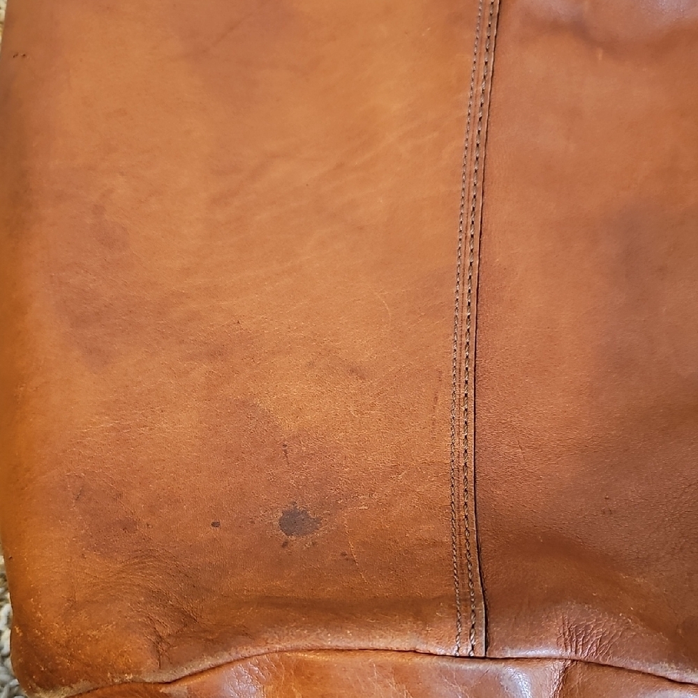 Coach 2007 XL 11423 Bleecker Tattersall Leather Duffle Cognac - Picture 13 of 13